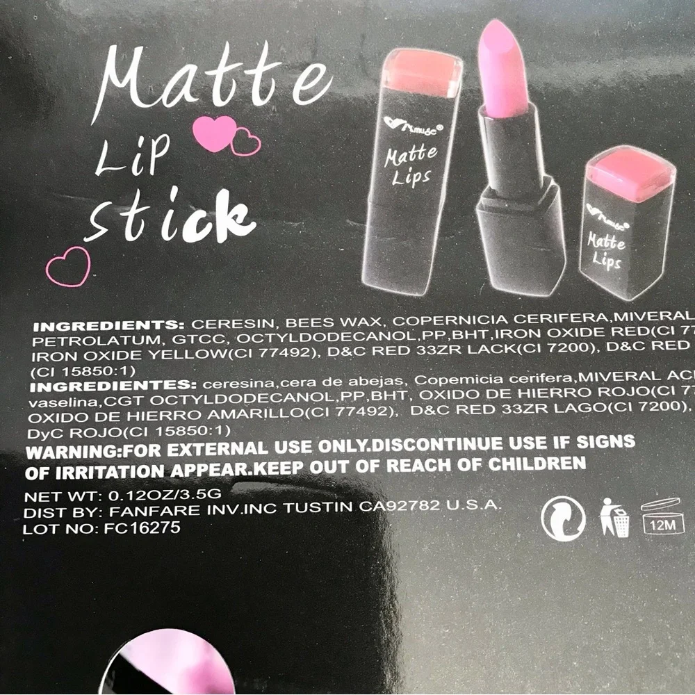 🆕3pcs Amuse Matte Lips Lipstick